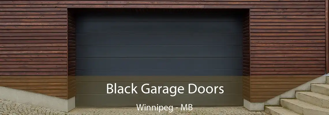 Black Garage Doors Winnipeg - MB