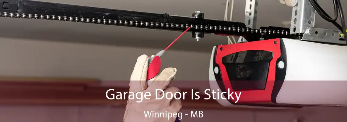 Garage Door Is Sticky Winnipeg - MB