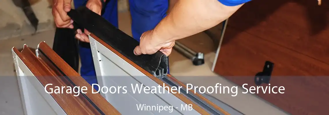 Garage Doors Weather Proofing Service Winnipeg - MB
