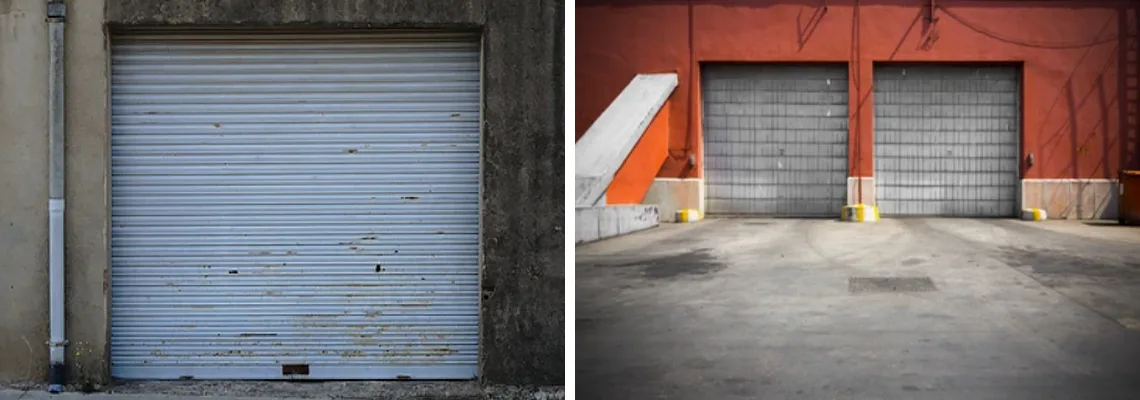 Rusty Iron Garage Doors Replacement in Winnipeg, MB